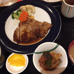 四季レストラン 旬彩 - 香福豚のグリルステーキ定食 通常価格1100円 会員価格1050円