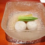 銀座 しのはら - 小芋と茄子