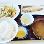 三面川ドライブイン - 野菜炒め定食