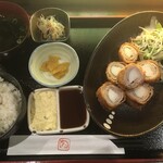 Wasara - 神戸ポークしそ巻揚げ定食