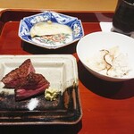 銀座 しのはら - ご飯とセット