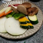 焼肉 大島 - 野菜盛合せ