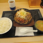 Katsuya - 肉うどんチキンカツ定食