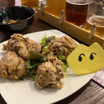 ガハハビール - 唐揚げがシャレた味だしビールにピッタリ！！！ホンノリとスパイス香ってめちゃンマーイ！