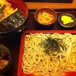 13834115 - 二八天丼セット（1000円）
