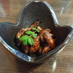 八勝 - 鰻肝焼き(抜900円)