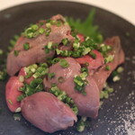 季節料理 よし野 - 鶏レバー低温調理