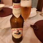 RISTORANTE REGA - イタリアビール800円　レガさん、生ビールが無いのです┐(´д｀)┌