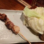 Kushiyaki Takuma - 鶏串から正肉150円を塩タレはオススメで塩