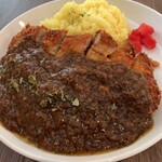 しろまりカフェ - 厚切りカツカレー