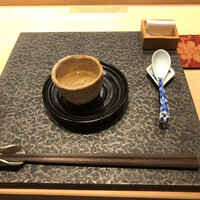 すし昇 - まずはマスカット茶から…