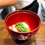 鳥田中 - すき焼き