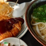 一六うどん - 今日のランチはチキンカツ