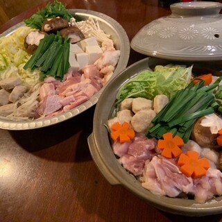 1分飲み放題付 もつ 鶏鍋コース 3800 たこ焼き屋で鍋 冬の宴会はやっぱりお鍋 全8品 たこまる 塚口 塚口 阪急 居酒屋 食べログ