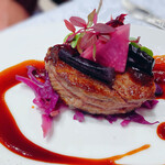 シャトー　ラ・パルム・ドール - 特選肉料理にフォアグラを添えて
      黒毛和牛