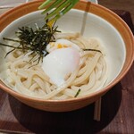 Gion Saryou - 無料のお子さまメニュー  お子さま温玉ころうどん しっかりうどんが一玉位の量です