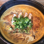 とんかつ 喜楽 - カツラーメン辛口1300円