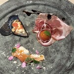 ペペロッソ - モーニングコース：前菜盛り合わせ