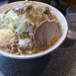 らーめん どっと屋 - 普通ラーメン豚野菜にんにくあぶらその１