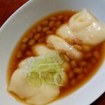 餅の清十郎 - なっとう餅(サービス)(R2.10.12撮影)