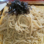 餅の清十郎 - 天ざるそばのざるそば(R2.10.12撮影)