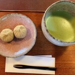 茶寮 宝泉 - くりきんとん・お抹茶