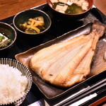 Grilled Atka mackerel set meal