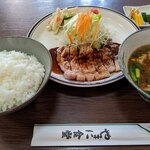 やまに食堂 - トンテキととん汁1