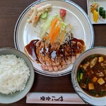 やまに食堂 - トンテキととん汁