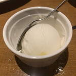 MORI - デザートの柚子シャーベット