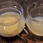 染地台 藪蕎麦 - 蕎麦湯