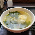 味亜里 - セットのスープです。