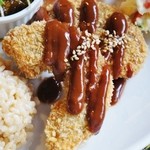 魚沼茶房 - 「車麩のカツ」です（7/13UP）