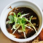 魚沼茶房 - 「もずくと山芋和え」です（7/13UP）