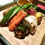 龢 - 【H24.7.11】京都大原の焼き野菜。