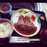 松永牧場 銀座本店 - ビーフカツレツ定食