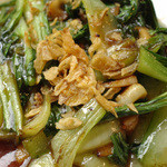 マレーチャン dua - 青梗菜の炒め物