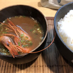 味乃しゅうか - 北海しまえびの赤だし