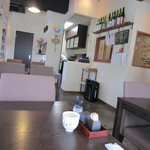 心蕎人さくら - 店内　そば打ち所付近