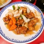 宝蘭 - 酢豚（ランチセットメニュー）