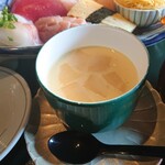Gochisouya Yutaka - 上握り善琥珀、茶碗蒸し