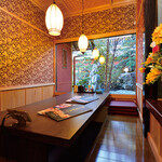 海山亭いっちょう - 内観写真:掘りごたつ式、お座敷の個室