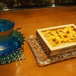 すし処 錦 - 冷酒 ＆ 川勝「赤うに」