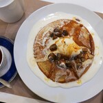 アトリエコータ - 和栗のスフレパンケーキ