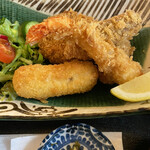 猫丸食堂 - フライのアップ