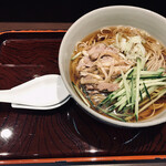 そば処 三津屋  - 料理写真:冷たい肉そば (968円)
