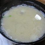 Yoshi - 楓のセットのお味噌汁
