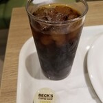 BECK'S COFFEE SHOP - 水出しアイスコーヒー。