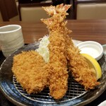 とんかつ 和幸 - 海老ロース。