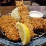 とんかつ 和幸 - 海老豚々拍子。